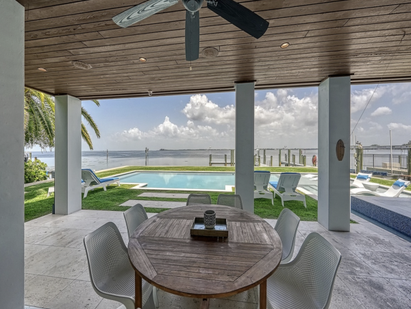 Bayfront Luxury Vacation Rental in Holmes Beach with Private Dock, Pool & Spa